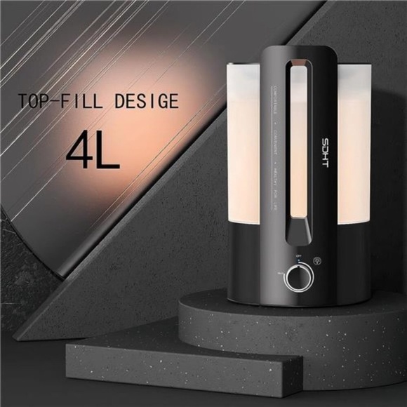 Humidifiers for Large Room,4L Humidifiers for Bedroom,Top Fill Mist Humidifiers - Picture 3 of 6